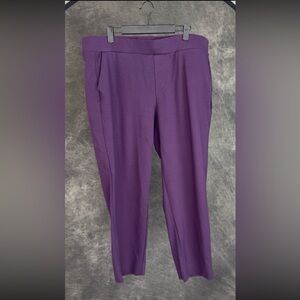 Torrid Cropped Dress Pants | Eggplant Purple | Size 2 (2x)